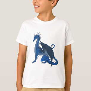 青いドラゴン Tシャツ
