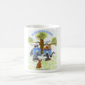 青いドラムダイナーのマグ コーヒーマグカップ (中央)