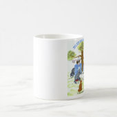 青いドラムダイナーのマグ コーヒーマグカップ (中央)