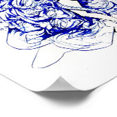 青いドレスを着た悪魔 ポスター (角)