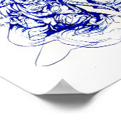 青いドレスを着た悪魔 ポスター (角)