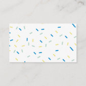 青いドーナツおむつくじチケット エンクロージャーカード (裏面)