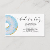 青いドーナツ 赤ちゃんの本 チケット エンクロージャーカード (正面)