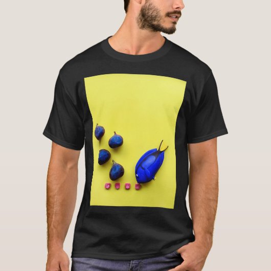 青いニザダイの群れ Tシャツ (正面)