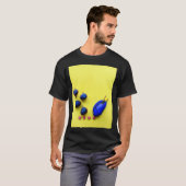 青いニザダイの群れ Tシャツ (正面フル)
