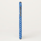 青いニットパターン Case-Mate iPhoneケース (裏面/左)