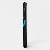 青いネオンドッグポープリント Case-Mate iPhoneケース (裏面/左)