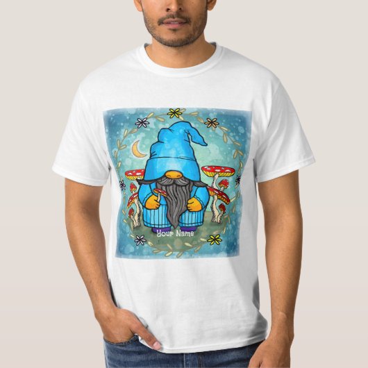 青いノーム Tシャツ (正面)