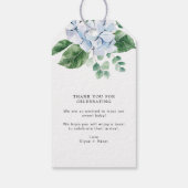 青いハイドランジア ポップ イット ウェン シー ポップス ギフトタグ (裏面)