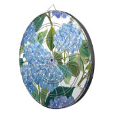 青いハイドランジア | 美しい花の茂み ダーツボード (正面右)