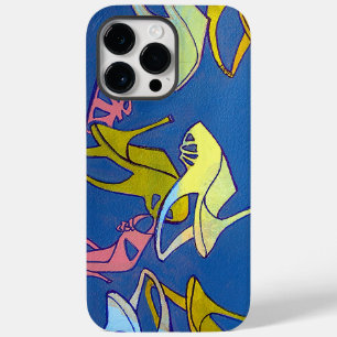 青いハイヒールのアートワーク – 靴の愛のために Case-Mate iPhone 14 PRO MAXケース