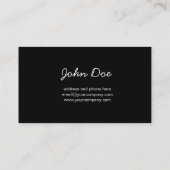 青いハチドリ 名刺 (裏面)