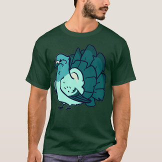 青いハト Tシャツ