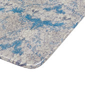 青いハニーサックル(William Morris著) カッティングボード (角)