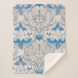 青いハニーサックル（William Morris著） シェルパブランケット