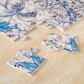 青いハニーサックル（William Morris著） ジグソーパズル (側面)