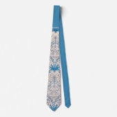 青いハニーサックル（William Morris著） ネクタイ (正面)