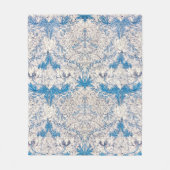 青いハニーサックル（William Morris著） フリースブランケット (正面)