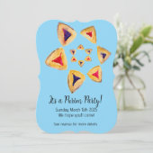 青いハマンテシェン星のプリムパーティー招待状 (スタンド正面)