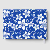 青いハワイのパタ王室のーン ゲストブック (裏面)