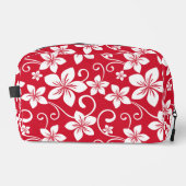 青いハワイの模様（赤） ドップキット (正面)