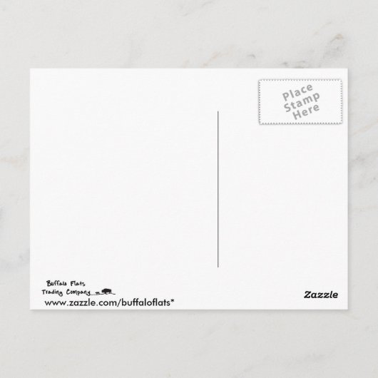 青いハワイ ポストカード (裏面)