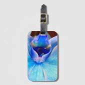 青いハワイ ラゲッジタグ (正面縦)