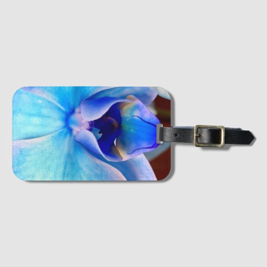 青いハワイ ラゲッジタグ (正面横)