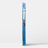 青いハンモックの上に紫のズボンをはいた人 Case-Mate iPhoneケース (裏面 / 左)