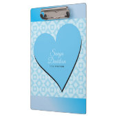 青いハートと黒い影 クリップボード (左)