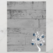 青いハートのツパーソナライズされたリー (裏面)