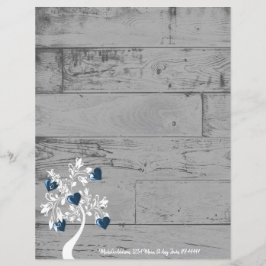 青いハートのツパーソナライズされたリー