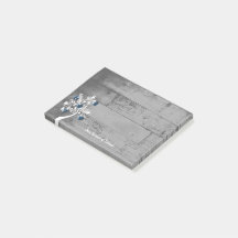 青いハートのツリーパーソナライズされたノート