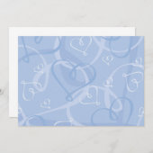 青いハートパターン (正面/裏面)