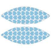 青いハートパターン、ロマンチック、愛 アメリカンフットボール (パネル)