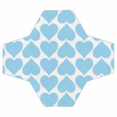 青いハートパターン、ロマンチック、愛 サッカーボール (フラット)