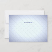 青いハートフローラサンキューカード サンキューカード (裏面)