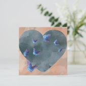 青いハート、とても穏やかで深い シーズンカード (スタンド正面)