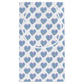 青いハート スモールペーパーバッグ (裏面)