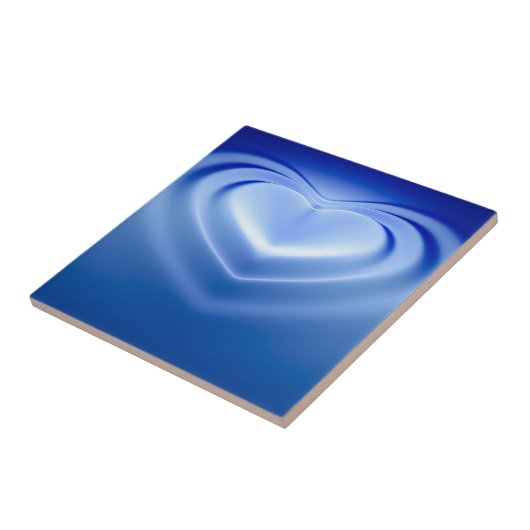 青いハート タイル (側面)