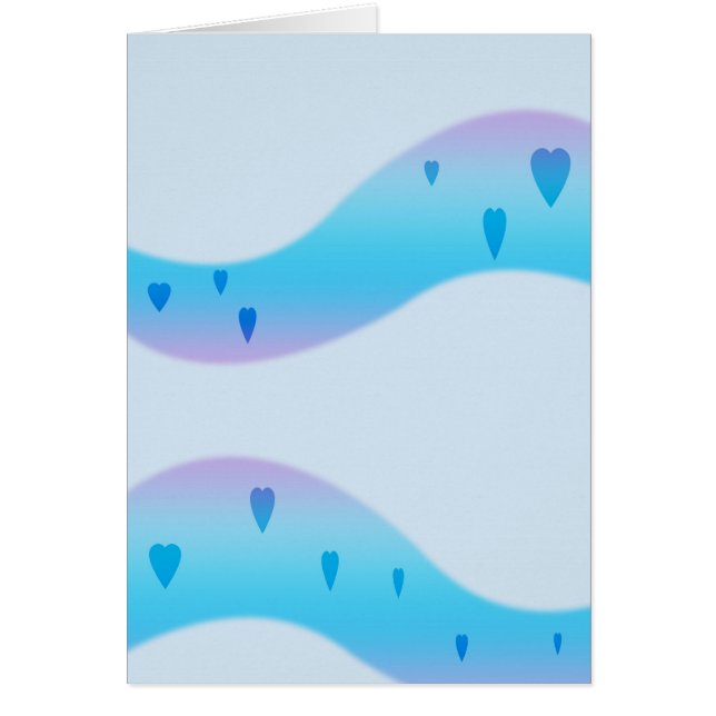 青いハート(ポートレート) (正面)