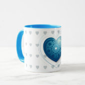 青いハート、マグカップ マグカップ (正面左)