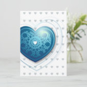 青いハート、招待 招待状 (スタンド正面)