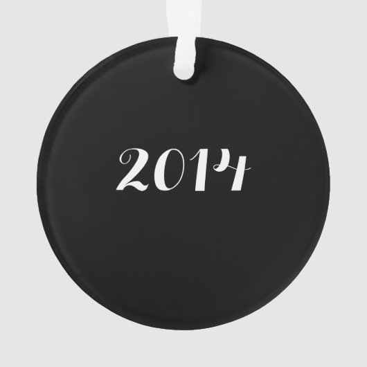 青いハート-白黒水玉模様のダンサー オーナメント (裏面)