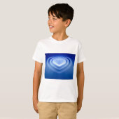 青いハート Tシャツ (正面フル)