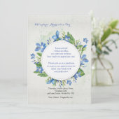 青いバイオレットの招待状 招待状 (スタンド正面)