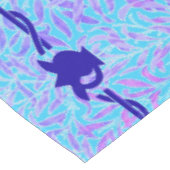 青いバイオレットダビデの星 テーブルクロス (アングル)