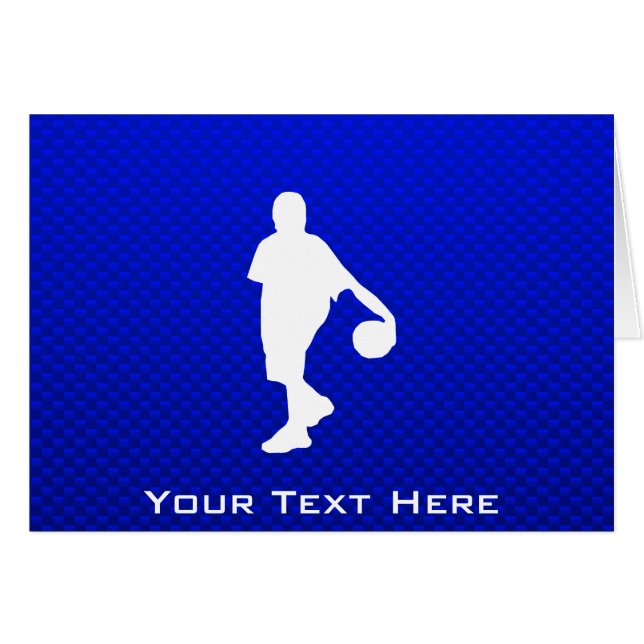 青いバスケットボール (正面横)