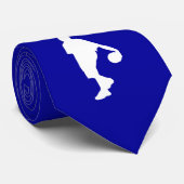 青いバスケットボール ネクタイ (ロール)