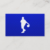 青いバスケットボール 名刺 (裏面)